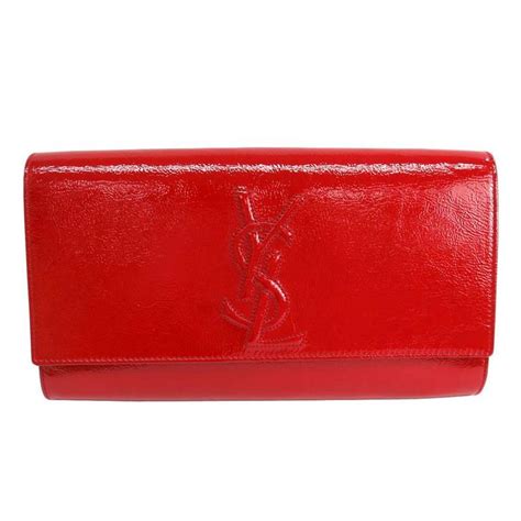 ysl clutch red|yves saint laurent clutch sale.